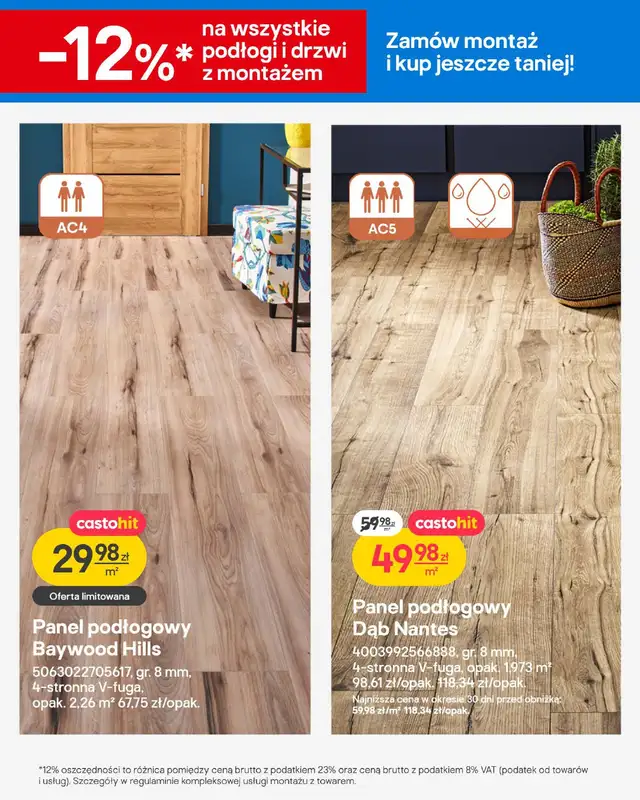 Castorama - gazetka promocyjna Gazetka Podłogi i drzwi od poniedziałku 02.02 do wtorku 17.02 - strona 5