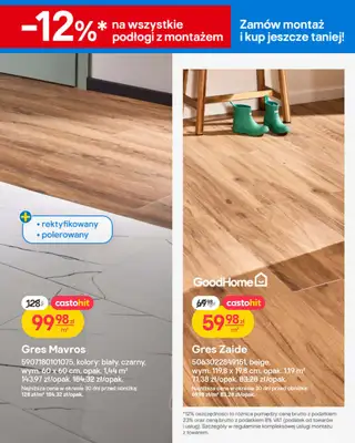 Castorama - gazetka promocyjna Gazetka Podłogi i drzwi od poniedziałku 02.02 do wtorku 17.02 - strona 14