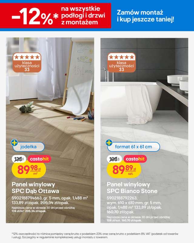 Castorama - gazetka promocyjna Gazetka Podłogi i drzwi od poniedziałku 02.02 do wtorku 17.02 - strona 7