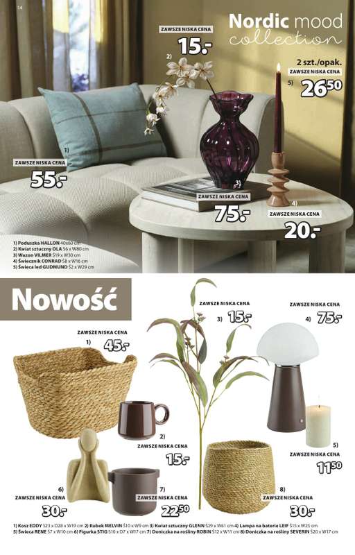 Jysk - gazetka promocyjna Świetna oferta dla domu. Rabat do 60% od środy 04.02 do niedzieli 22.02 - strona 14