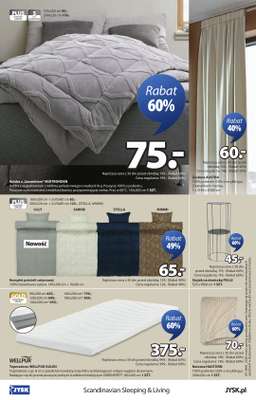 Jysk - gazetka promocyjna Świetna oferta dla domu. Rabat do 60% od środy 04.02 do niedzieli 22.02 - strona 16
