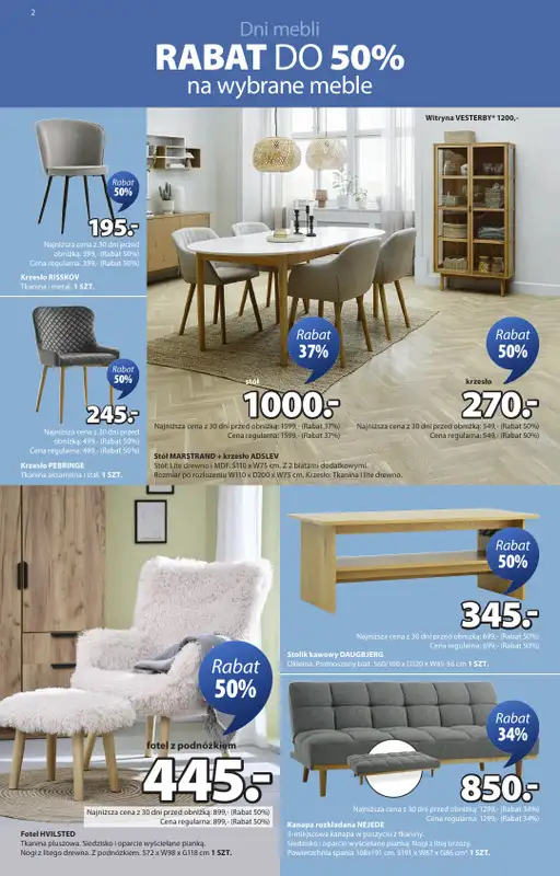 Jysk - gazetka promocyjna Świetna oferta dla domu. Rabat do 60% od środy 04.02 do niedzieli 22.02 - strona 2