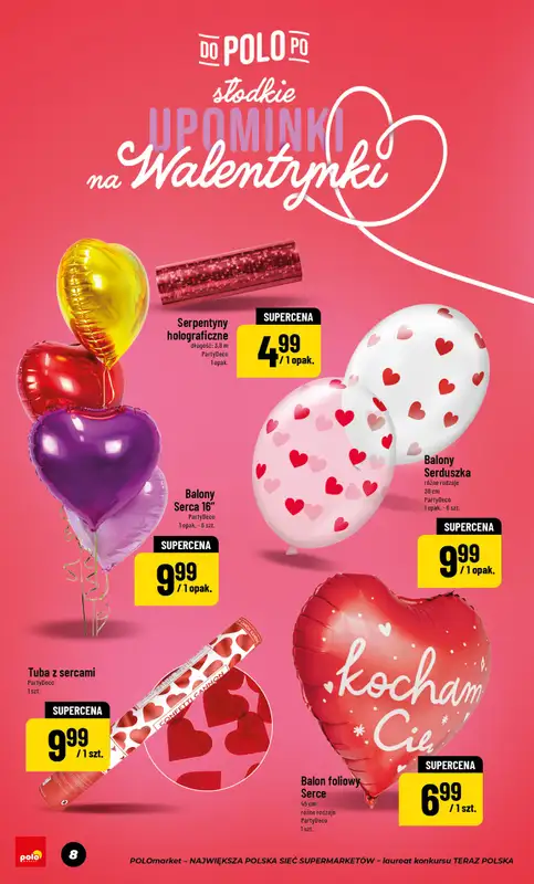 POLOmarket - gazetka promocyjna Katalog Walentynki od piątku 30.01 do czwartku 19.02 - strona 8