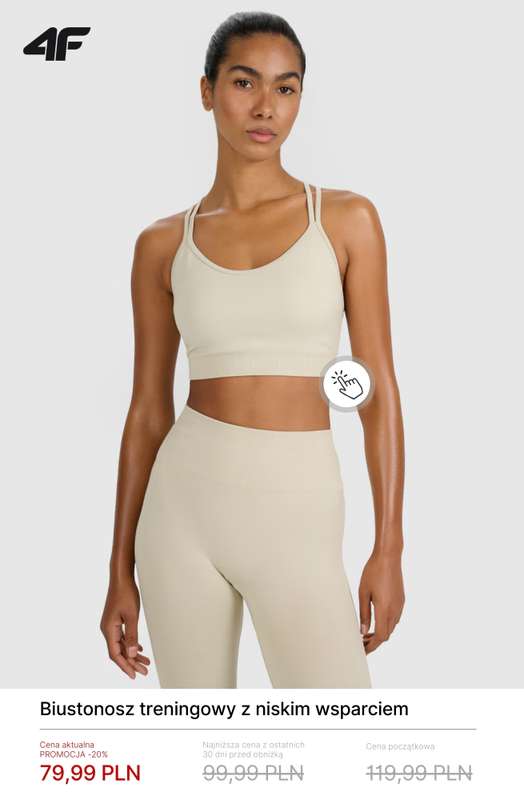 4F - gazetka promocyjna Damskie ubrania na trening i fitness – do 50% taniej! od soboty 31.01  - strona 2