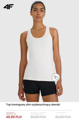 4F - gazetka promocyjna Damskie ubrania na trening i fitness – do 50% taniej! od soboty 31.01  - strona 6