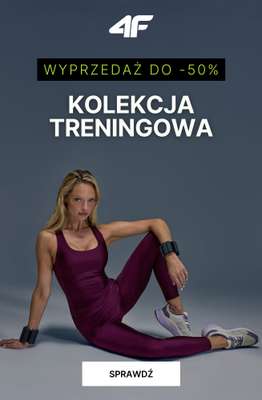 4F - gazetka promocyjna Damskie ubrania na trening i fitness – do 50% taniej! od soboty 31.01 