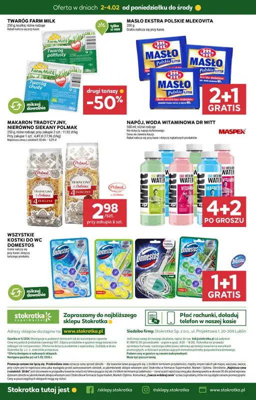 Stokrotka - gazetka promocyjna Gazetka od poniedziałku od poniedziałku 02.02 do środy 04.02 - strona 10