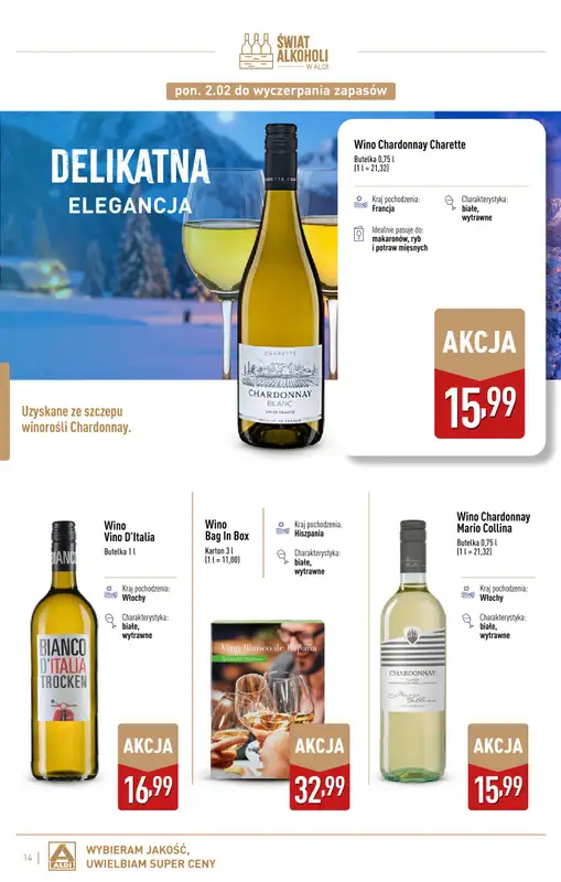 Aldi - gazetka promocyjna Świat alkoholi od poniedziałku 02.02 do soboty 28.02 - strona 14