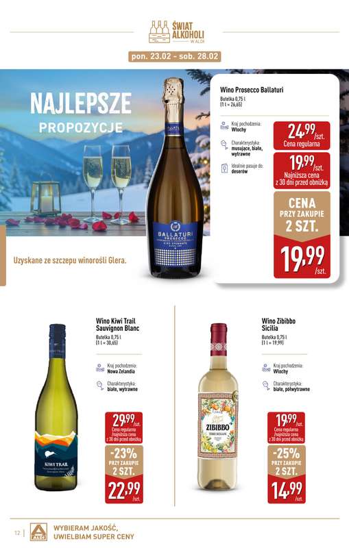 Aldi - gazetka promocyjna Świat alkoholi od poniedziałku 02.02 do soboty 28.02 - strona 12