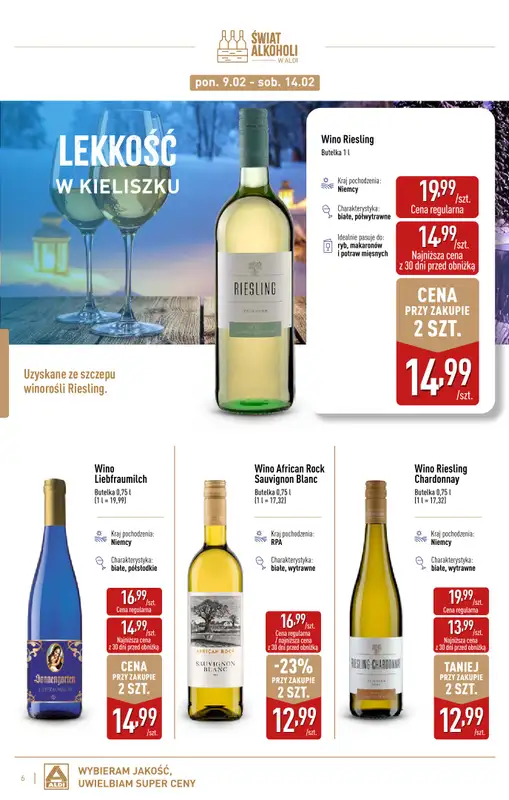 Aldi - gazetka promocyjna Świat alkoholi od poniedziałku 02.02 do soboty 28.02 - strona 6
