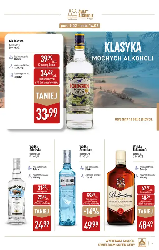 Aldi - gazetka promocyjna Świat alkoholi od poniedziałku 02.02 do soboty 28.02 - strona 5