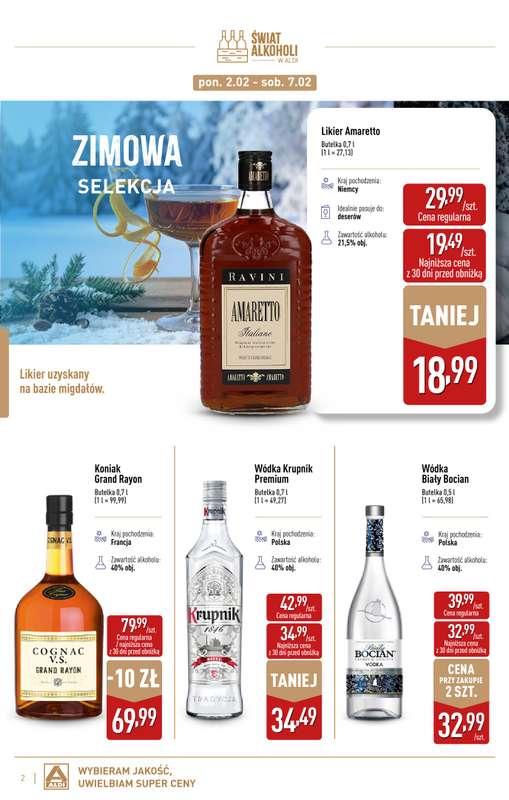 Aldi - gazetka promocyjna Świat alkoholi od poniedziałku 02.02 do soboty 28.02 - strona 2