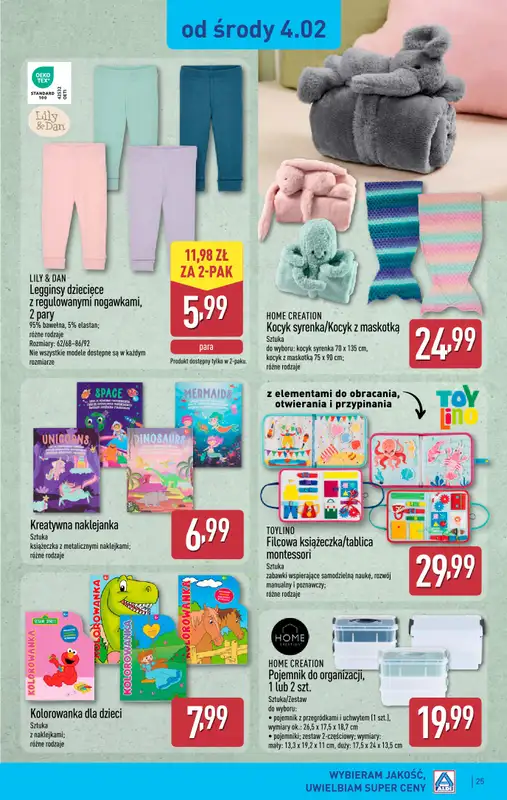 Aldi - gazetka promocyjna Pełny katalog! od poniedziałku 02.02 do soboty 07.02 - strona 25