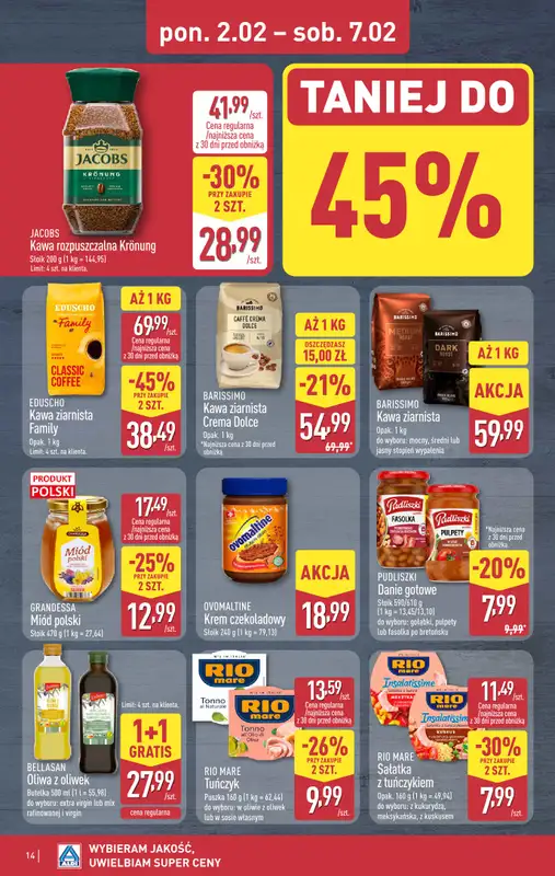 Aldi - gazetka promocyjna Pełny katalog! od poniedziałku 02.02 do soboty 07.02 - strona 14
