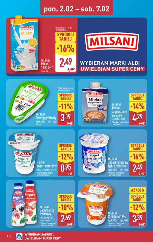 Aldi - gazetka promocyjna Pełny katalog! od poniedziałku 02.02 do soboty 07.02 - strona 8