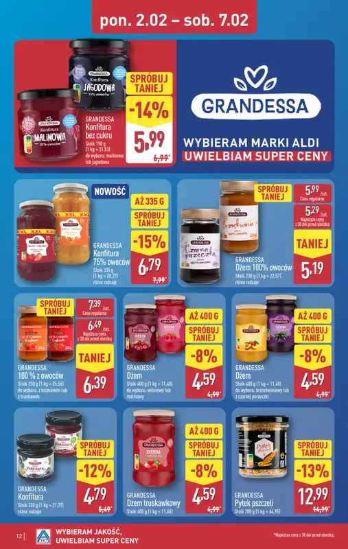 Aldi - gazetka promocyjna Pełny katalog! od poniedziałku 02.02 do soboty 07.02 - strona 12