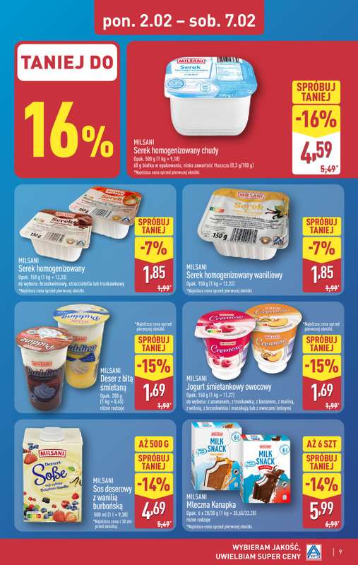 Aldi - gazetka promocyjna Pełny katalog! od poniedziałku 02.02 do soboty 07.02 - strona 9