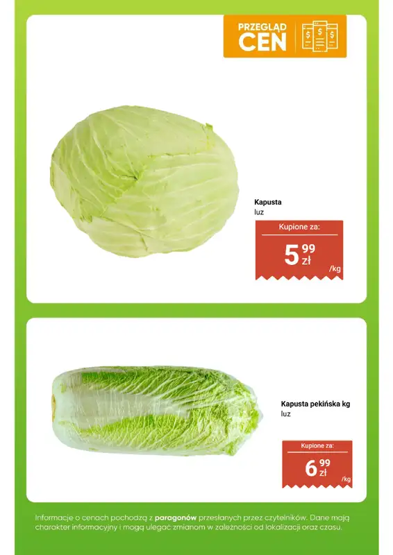 Dino - gazetka promocyjna Owoce i warzywa - przegląd cen od poniedziałku 02.02 do niedzieli 08.02 - strona 5