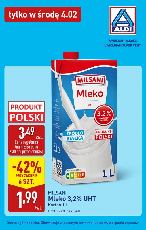 Aldi - gazetka promocyjna Najlepsze oferty na środę w Aldi! od środy 04.02 do środy 04.02 - strona 2