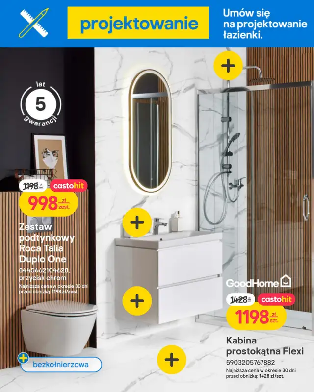 Castorama - gazetka promocyjna Gazetka Łazienka i Kuchnia od poniedziałku 02.02 do wtorku 17.02 - strona 2