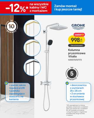 Castorama - gazetka promocyjna Gazetka Łazienka i Kuchnia od poniedziałku 02.02 do wtorku 17.02 - strona 3