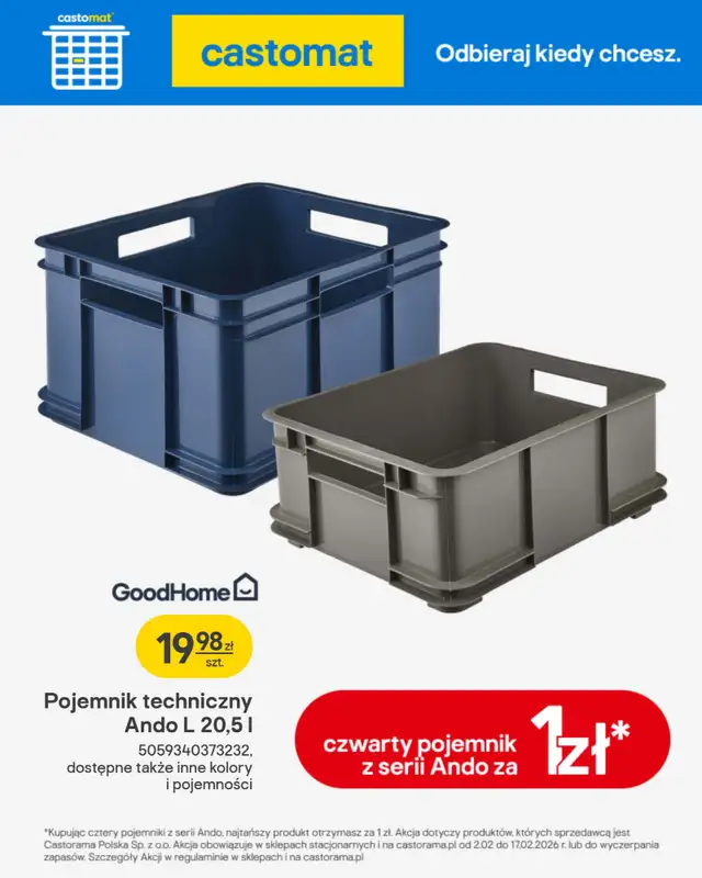 Castorama - gazetka promocyjna Gazetka Łazienka i Kuchnia od poniedziałku 02.02 do wtorku 17.02 - strona 22