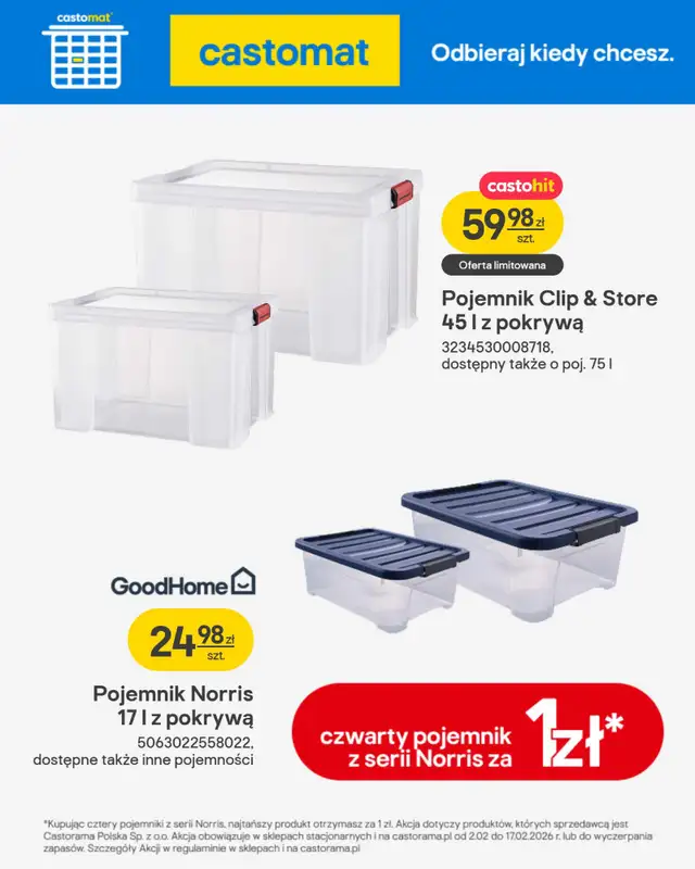 Castorama - gazetka promocyjna Gazetka Łazienka i Kuchnia od poniedziałku 02.02 do wtorku 17.02 - strona 23