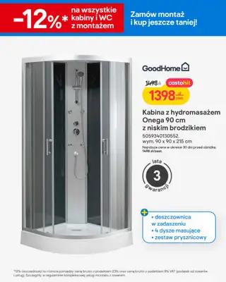 Castorama - gazetka promocyjna Gazetka Łazienka i Kuchnia od poniedziałku 02.02 do wtorku 17.02 - strona 4