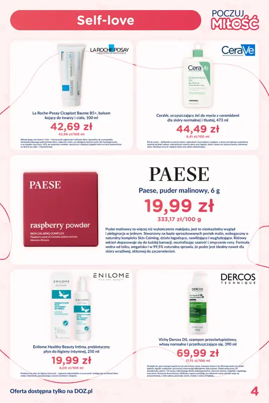 DOZ.PL - gazetka promocyjna Gazetka walentynkowa od poniedziałku 02.02 do niedzieli 15.02 - strona 4