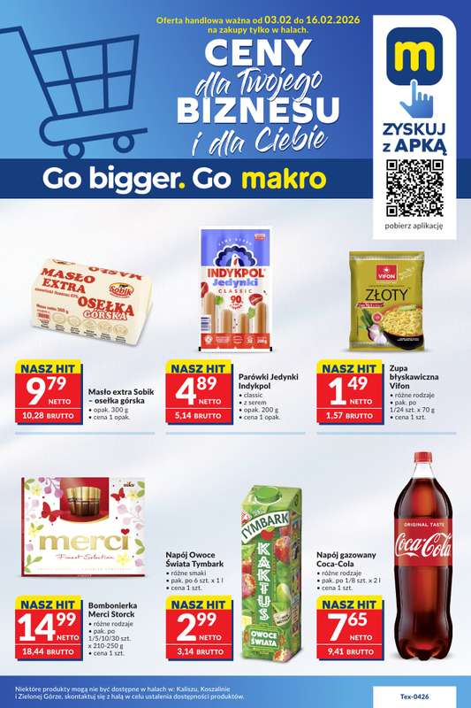 Makro - gazetka promocyjna Mega oferty od wtorku 03.02 do poniedziałku 16.02