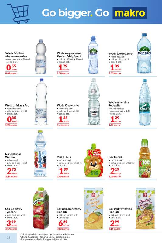 Makro - gazetka promocyjna Mega oferty od wtorku 03.02 do poniedziałku 16.02 - strona 14