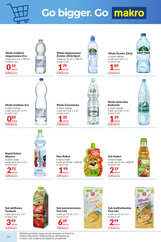 Makro - gazetka promocyjna Mega oferty od wtorku 03.02 do poniedziałku 16.02 - strona 14