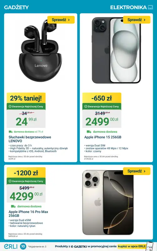 ERLI - gazetka promocyjna PREZENTY OD SERCA - walentynkowe okazje z ERLI! od poniedziałku 02.02 do niedzieli 08.02 - strona 10