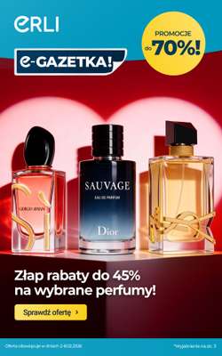 ERLI - gazetka promocyjna PREZENTY OD SERCA - walentynkowe okazje z ERLI! od poniedziałku 02.02 do niedzieli 08.02