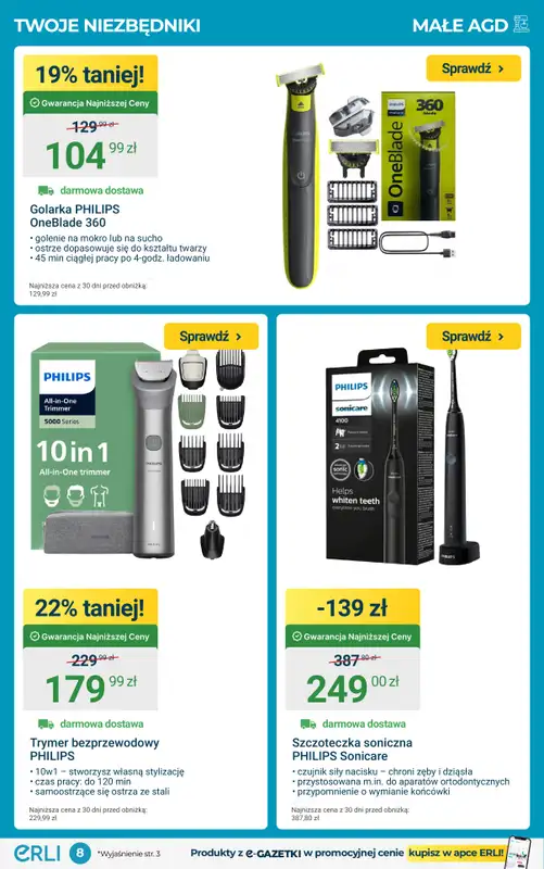 ERLI - gazetka promocyjna PREZENTY OD SERCA - walentynkowe okazje z ERLI! od poniedziałku 02.02 do niedzieli 08.02 - strona 8