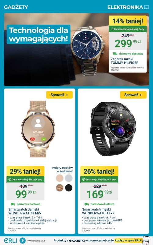 ERLI - gazetka promocyjna PREZENTY OD SERCA - walentynkowe okazje z ERLI! od poniedziałku 02.02 do niedzieli 08.02 - strona 9