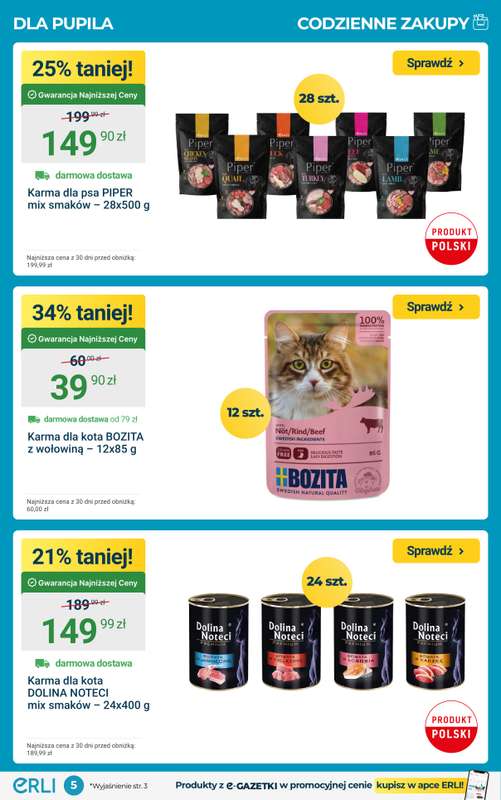 ERLI - gazetka promocyjna HITY e-GAZETKI - supermarket w super cenach! od poniedziałku 02.02 do niedzieli 08.02 - strona 5