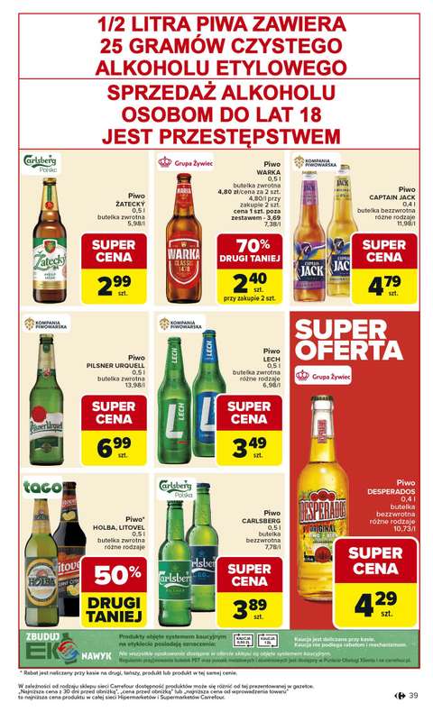 Carrefour - gazetka promocyjna Gazetka Carrefour od poniedziałku od poniedziałku 02.02 do soboty 07.02 - strona 41