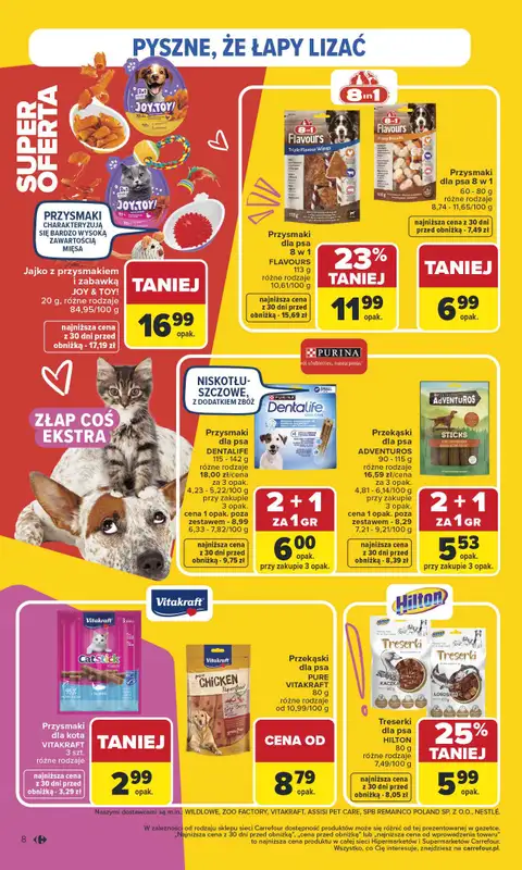 Carrefour - gazetka promocyjna Gazetka Pies&Kot od poniedziałku od poniedziałku 02.02 do soboty 14.02 - strona 8