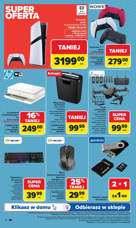 Carrefour - gazetka promocyjna Gazetka Multimedia od poniedziałku od poniedziałku 02.02 do soboty 21.02 - strona 6