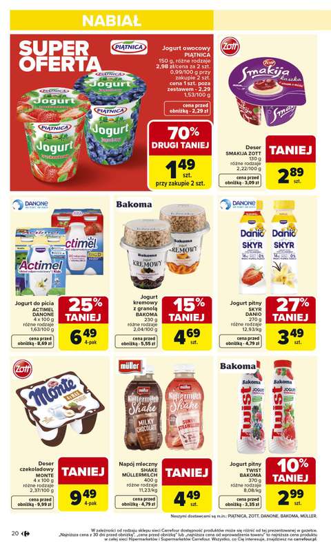 Carrefour Market - gazetka promocyjna Gazetka Carrefour Market od poniedziałku od poniedziałku 02.02 do soboty 07.02 - strona 22