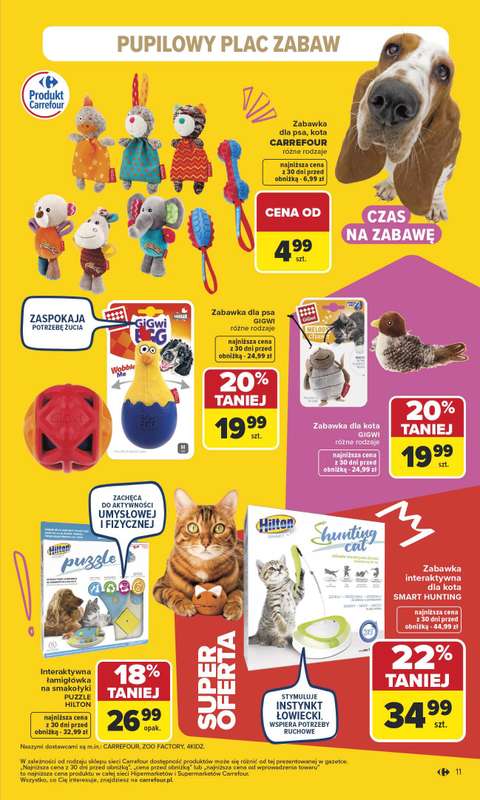 Carrefour Market - gazetka promocyjna Gazetka Pies&Kot od poniedziałku  do soboty 14.02 - strona 11