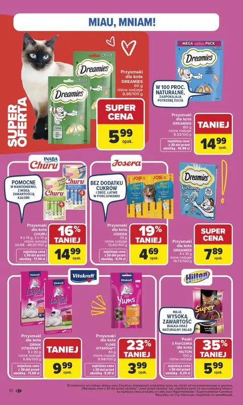 Carrefour Market - gazetka promocyjna Gazetka Pies&Kot od poniedziałku od poniedziałku 02.02 do soboty 14.02 - strona 10