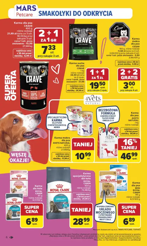 Carrefour Market - gazetka promocyjna Gazetka Pies&Kot od poniedziałku od poniedziałku 02.02 do soboty 14.02 - strona 6