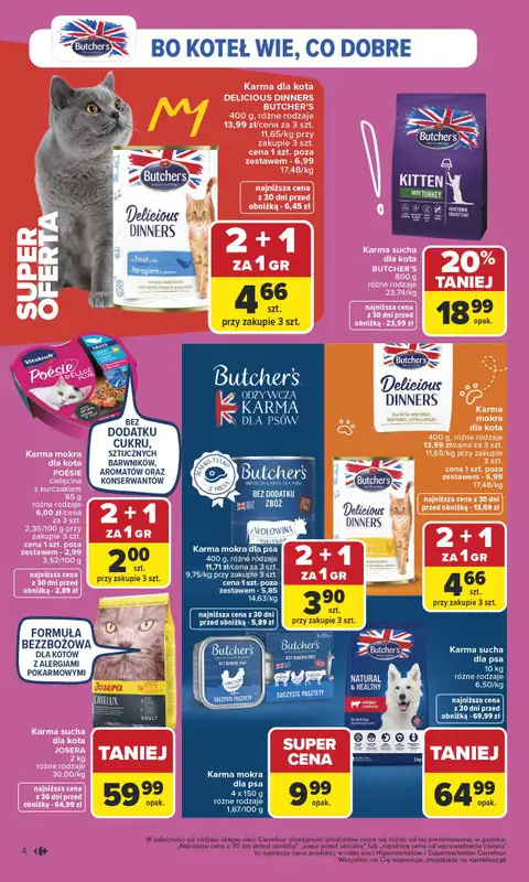 Carrefour Market - gazetka promocyjna Gazetka Pies&Kot od poniedziałku od poniedziałku 02.02 do soboty 14.02 - strona 4