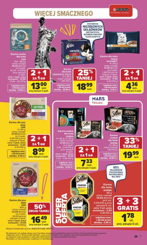 Carrefour Market - gazetka promocyjna Gazetka Pies&Kot od poniedziałku  do soboty 14.02 - strona 7