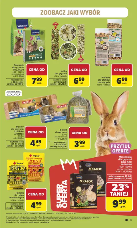Carrefour Market - gazetka promocyjna Gazetka Pies&Kot od poniedziałku od poniedziałku 02.02 do soboty 14.02 - strona 13