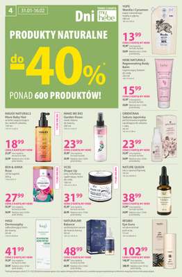 Hebe - gazetka promocyjna Gazetka od soboty 31.01 do poniedziałku 16.02 - strona 4