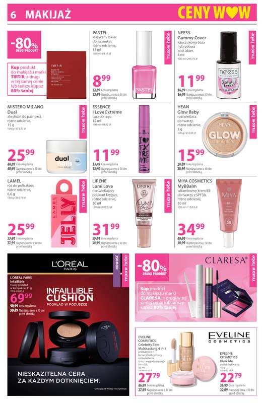 Hebe - gazetka promocyjna Gazetka od soboty 31.01 do poniedziałku 16.02 - strona 6