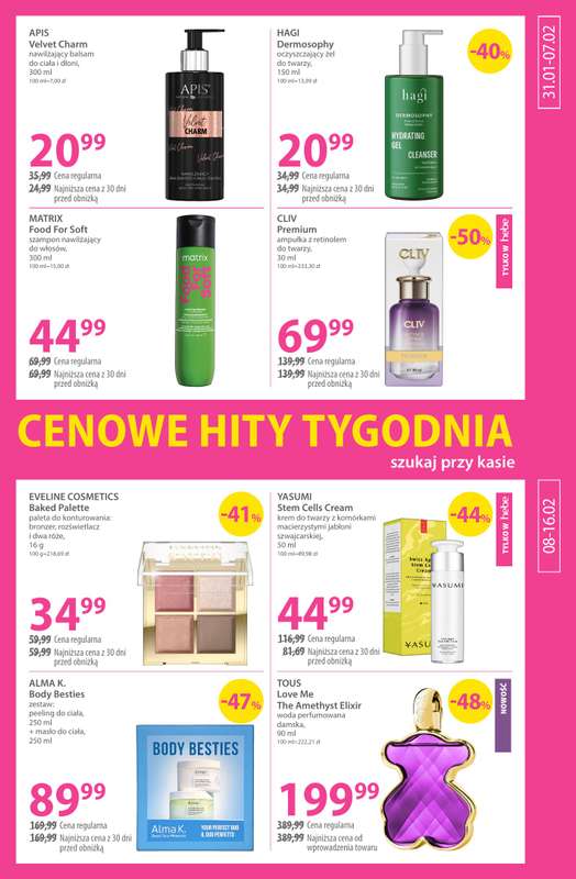 Hebe - gazetka promocyjna Gazetka od soboty 31.01 do poniedziałku 16.02 - strona 13